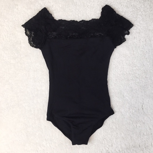 Yumiko Other - Gaynor Minden Black Lace Leotard